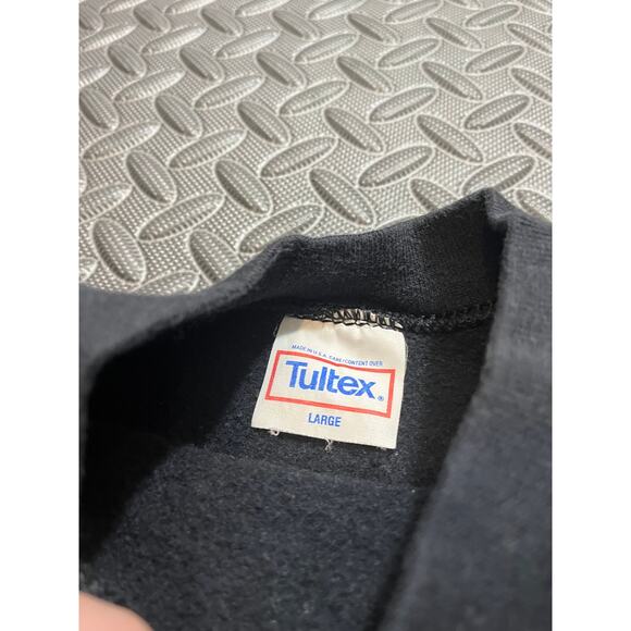 Vintage Wake Forest Demon Deacons Black Crewneck Graphic Logo Tultex‎ Large - Picture 3 of 6